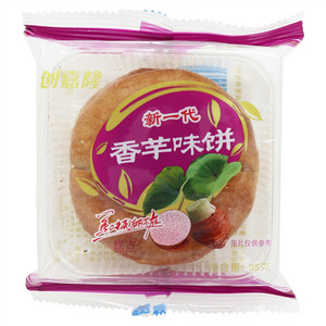 创嘉隆新一代香芋味绿豆饼