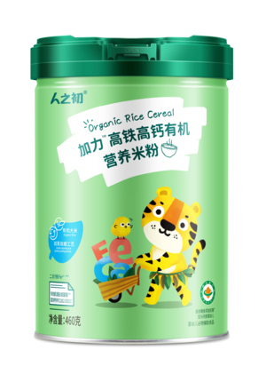 人之初加力高铁高钙有机营养米粉