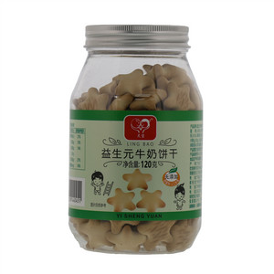 灵堡益生元牛奶饼干