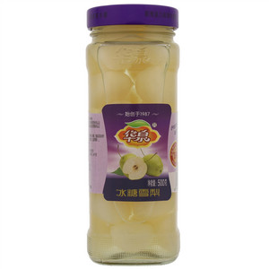 华泉冰糖雪梨罐头