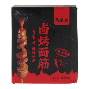 马老大麻辣味卤烤面筋