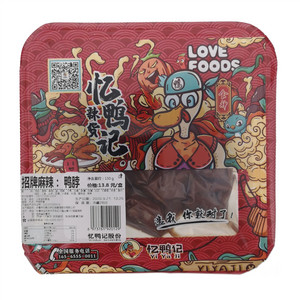 忆鸭记招牌麻辣：鸭脖