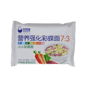 谷妈咪营养强化彩蝶面小小彩蝶面