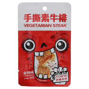 三湘传奇香辣味手撕素牛排