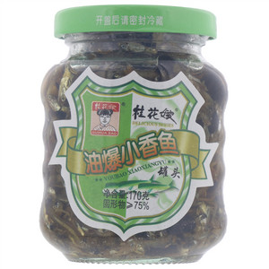 桂花嫂油爆小香鱼罐头