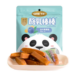 QHE+其嘉小奶花酪乳棒棒蓝莓味奶棒棒
