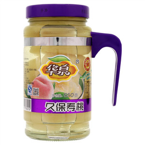 华泉白桃罐头