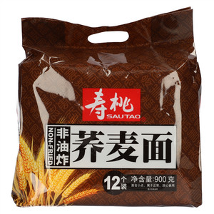 SAUTAO寿桃非油炸荞麦面