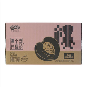 悠小君桃个喜柠檬茶果味茶饮料