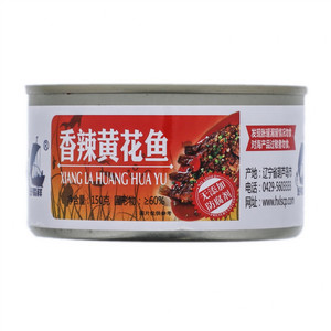 好易鲜香辣黄花鱼罐头
