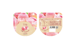 魔吉魔吉果果白桃味果汁软糖