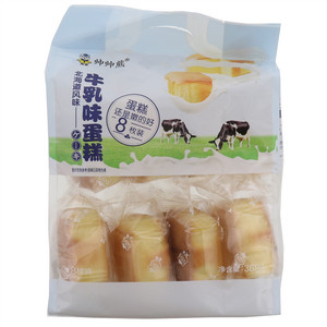 帅帅熊北海道风味牛乳味蛋糕