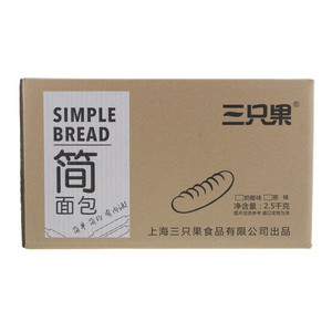 三只果简面包（原味）