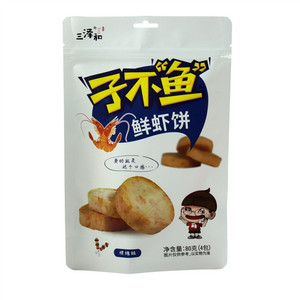 三泽和子不鱼烧烤味鲜虾饼80克