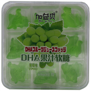 加益贝葡萄味DHA果汁软糖