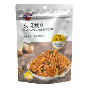 蜡笔小新孜香烧烤味炭烧鱿鱼风味熟食水产制品