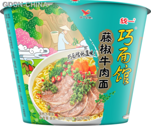 统一巧面馆藤椒牛肉面