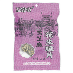 祝家俏黑芝麻花生脆片