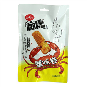 烧烤味蟹味卷