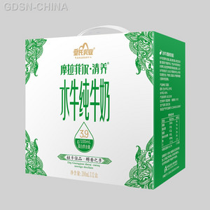 皇氏乳业摩拉菲尔·清养水牛纯牛奶