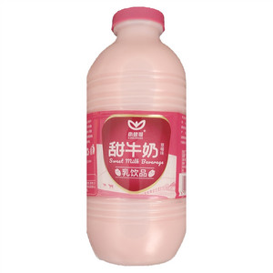 小健哥草莓味甜牛奶