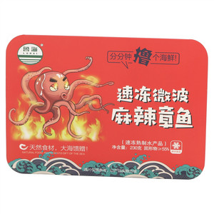 鲁海速冻微波麻辣章鱼（熟制品）