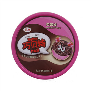 巧贝特巧克力味裹衣夹心饼干(草莓味)390克