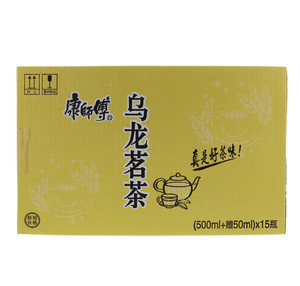 康师傅乌龙茗茶(500ml+赠50ml)×15瓶