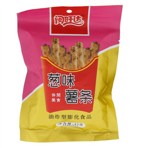 闽旺达葱味薯条油炸型膨化食品