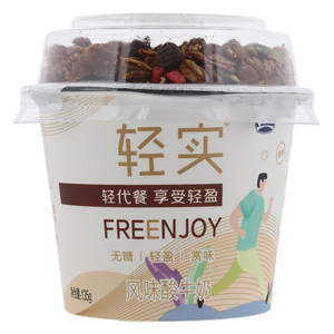 银桥轻实风味酸牛奶