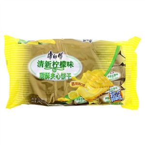 康师傅清新柠檬味甜酥夹心饼干