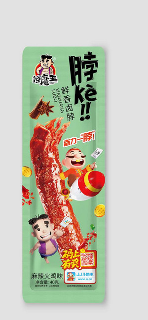 辣魔王卤脖（麻辣火鸡味）