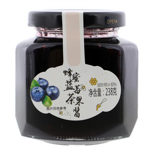 蜂蜜蓝莓茶果酱