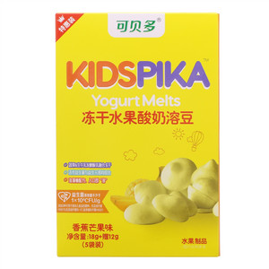 KIDSPIKA可贝多香蕉芒果味冻干水果酸奶溶豆