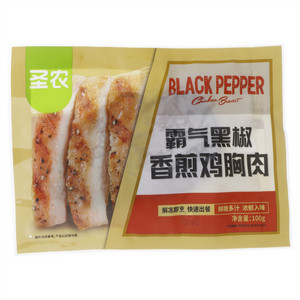 圣农霸气黑椒香煎鸡胸肉