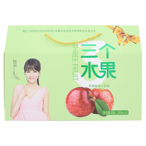 沃尔旺三个水果苹果醋果汁饮料