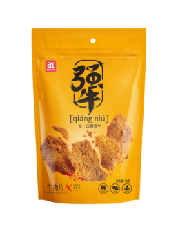 a1零食研究所香辣味牛肉片