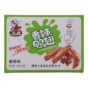 凌妹香辣鸭翅酱香味