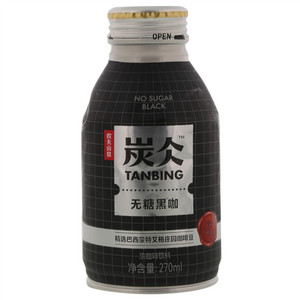 农夫山泉炭仌无糖黑咖浓咖啡饮料