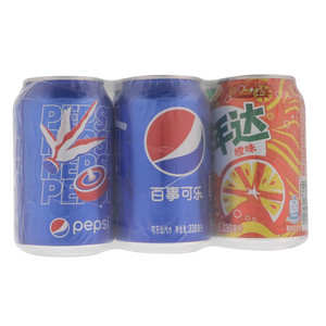 百事可乐&美年达&7喜拉罐混合装