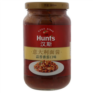 汉斯/Hunts蒜香番茄口味意大利面酱