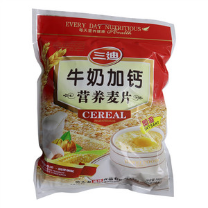 三迪牛奶加钙营养麦片