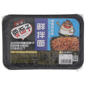 极度葱爆鲜虾味鲜拌面