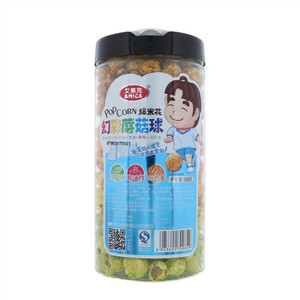 艾美克幻彩蘑菇球爆米花（缤纷混合口味：奶油?焦糖?草莓?青苹果）AMICA  POPCORN 150g