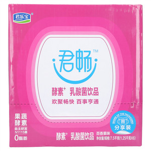 君乐宝君畅百香果味酵素+乳酸菌饮品