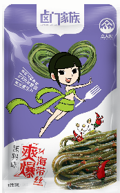 卤门家族黑鸭味海带丝