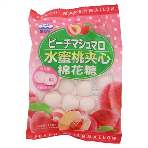 爱亿华水蜜桃夹心棉花糖