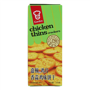 嘉顿鸡片香蒜鸡味饼干