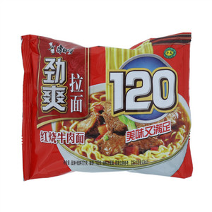 康师傅劲爽拉面120红烧牛肉面（清真）