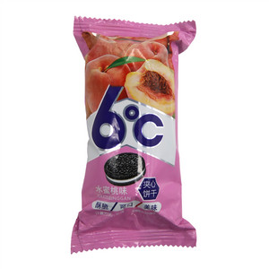 饼能水蜜桃味6℃夹心饼干